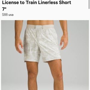 Men’s lululemon shorts